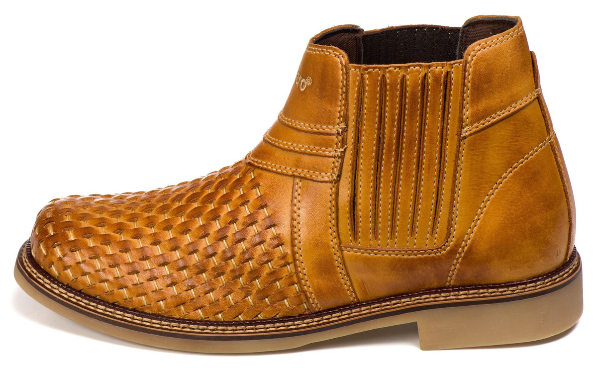 Botina Masculina Rodeio Campero Couro Latego Whisky: Estilo, Conforto e Tradição