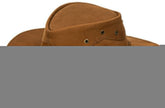 Chapéu Cowboy Country Couro Marrom Nobuk Trançado – Estilo Autêntico Ref-3000