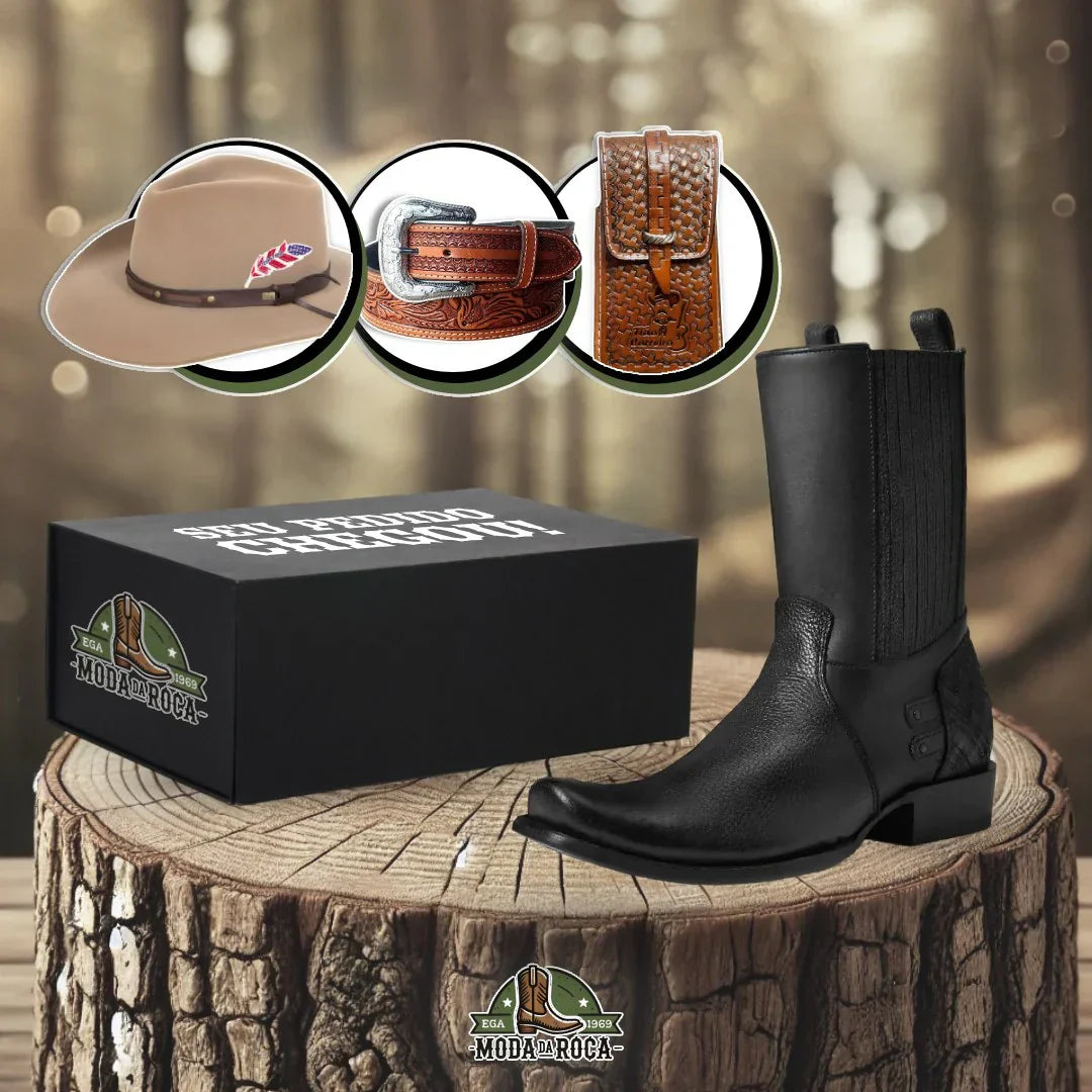 Bota Maverick 2.0 Masculina Couro Legítimo – Resistência e Estilo