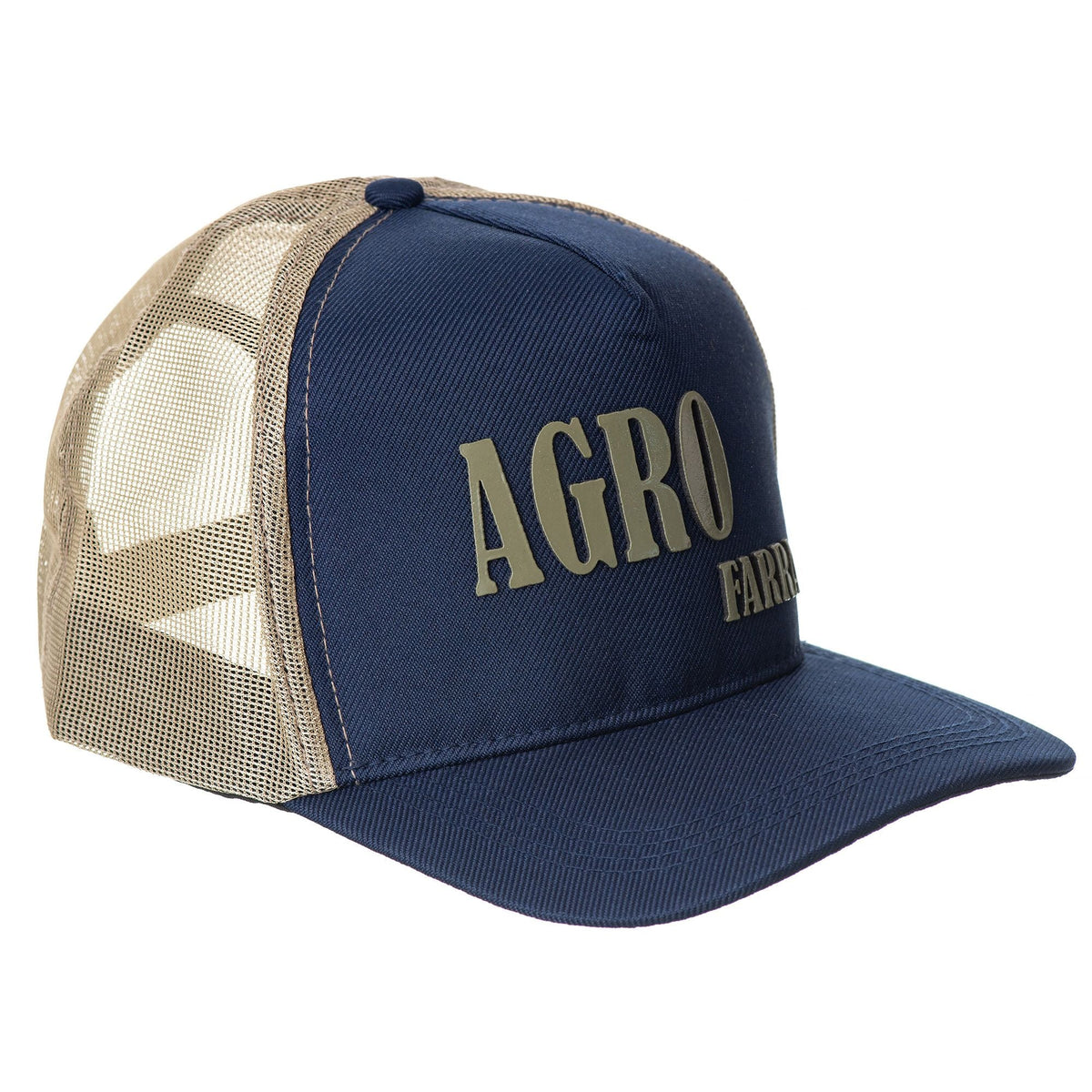 Boné Aba Curva Cowboy AgroFarra Rodeio Azul Campero: Estilo Autêntico