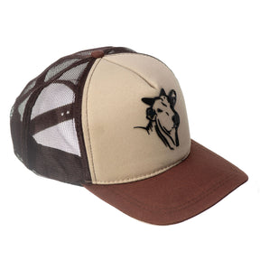 Kit Bota Texana Rodeio Marrom Masculina + Boné Nelore Bege/Marrom Estiloso