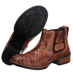 Kit Bota Country Escamada Pinhão e Cinto Muladeiro: Estilo Autêntico e Conforto