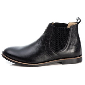 Bota Chelsea Masculina Couro Preto Botina Floter Ref 187