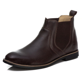 Botina Chelsea Masculina em Couro Café Floter Premium: Conforto e Estilo Duradouro
