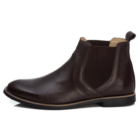 Botina Chelsea Masculina em Couro Café Floter Premium: Conforto e Estilo Duradouro