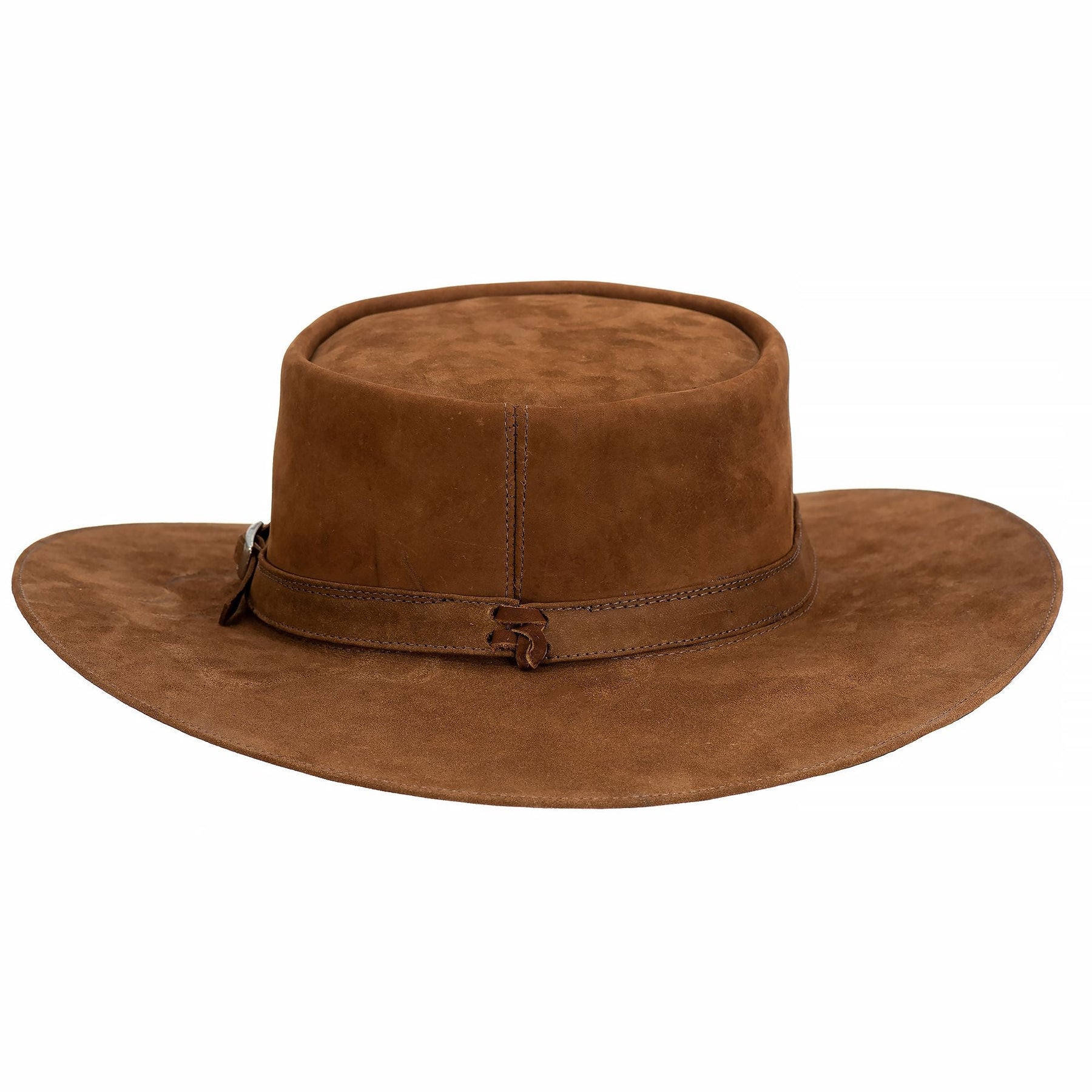 Chapéu Cowboy Gaúcho Country Couro Nobuk Terra: Estilo e Durabilidade
