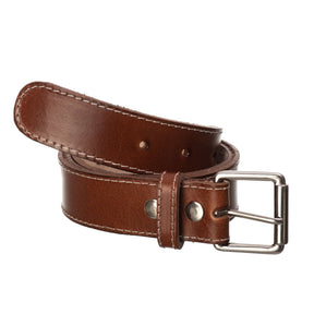 Kit Bota Texana Escamada Pinhão Couro Legítimo Masculina + Cinto Country Estilo Conforto