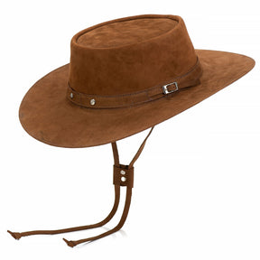Chapéu Cowboy Gaúcho Country Couro Nobuk Terra: Estilo e Durabilidade