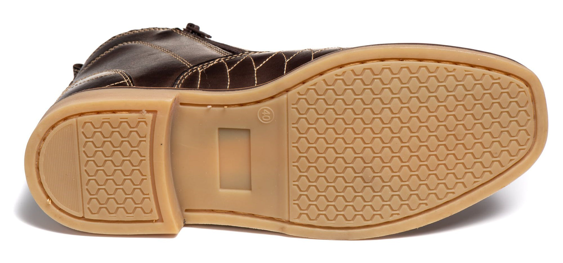 Botina Masculina Rodeio Campero Couro Latego Café Conforto Durabilidade Estilo Country