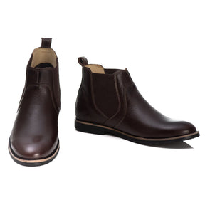 Botina Chelsea Masculina em Couro Café Floter Premium: Conforto e Estilo Duradouro