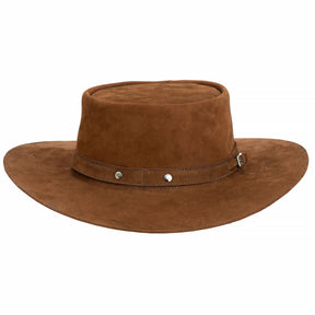 Chapéu Cowboy Gaúcho Country Couro Nobuk Terra: Estilo e Durabilidade