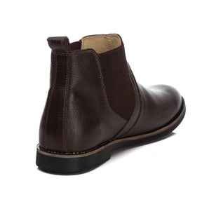 Botina Chelsea Masculina em Couro Café Floter Premium: Conforto e Estilo Duradouro