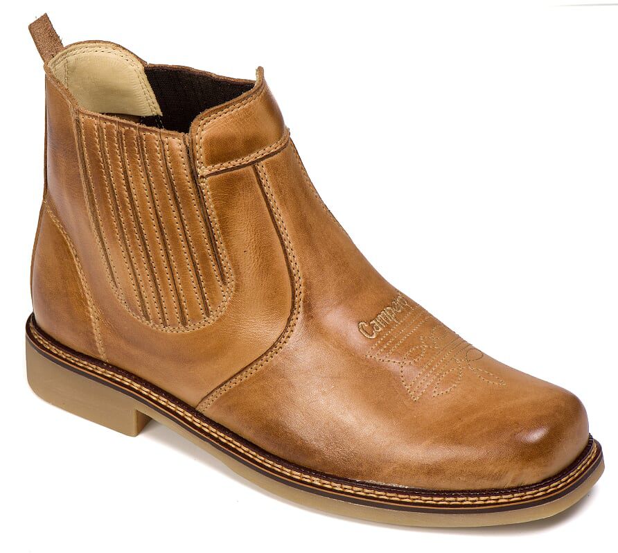 Botina Masculina Rodeio Couro Areia: Estilo, Conforto e Durabilidade Campero