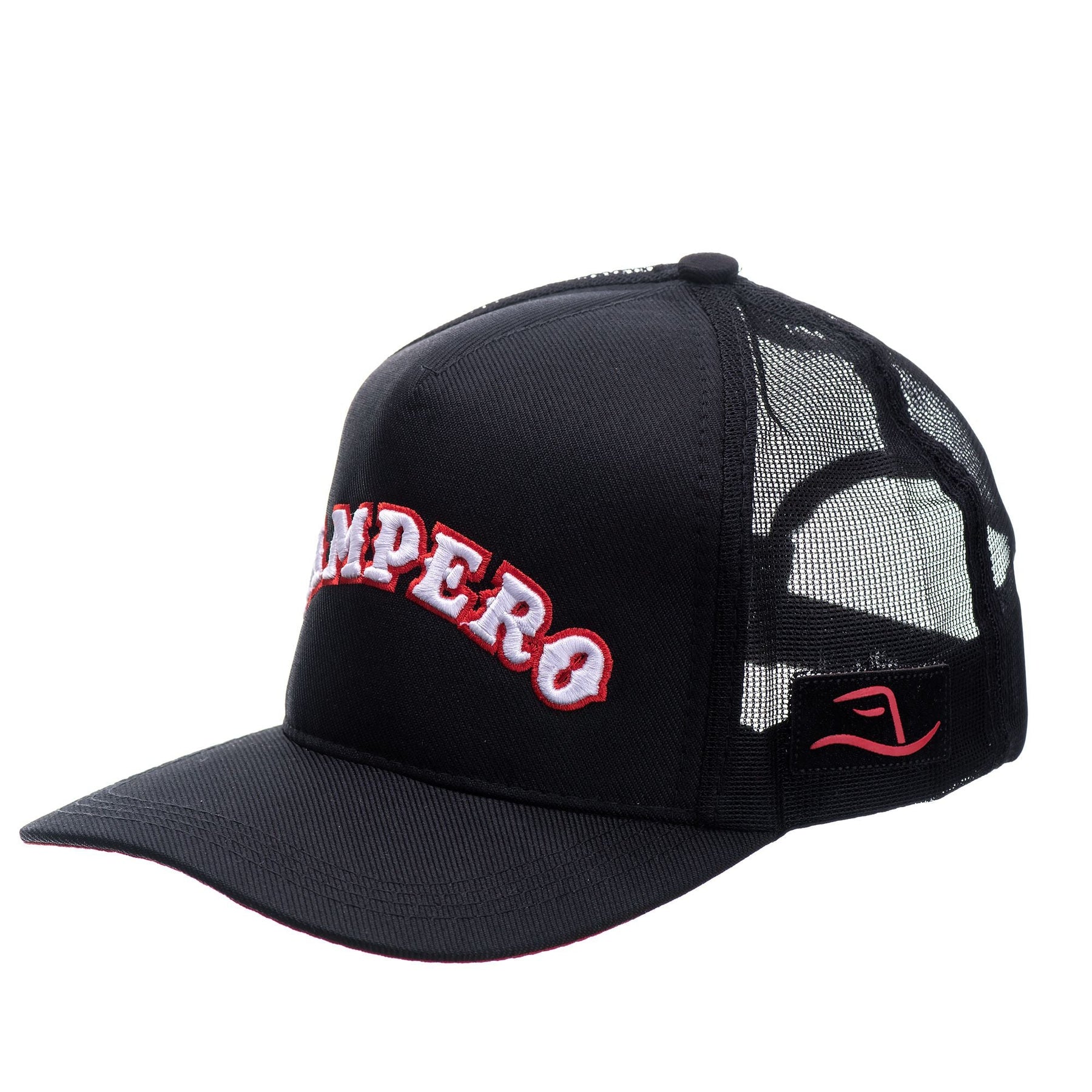 Boné Aba Curva Campero Preto Ajustável, Conforto Respirável, Estilo Country Autêntico