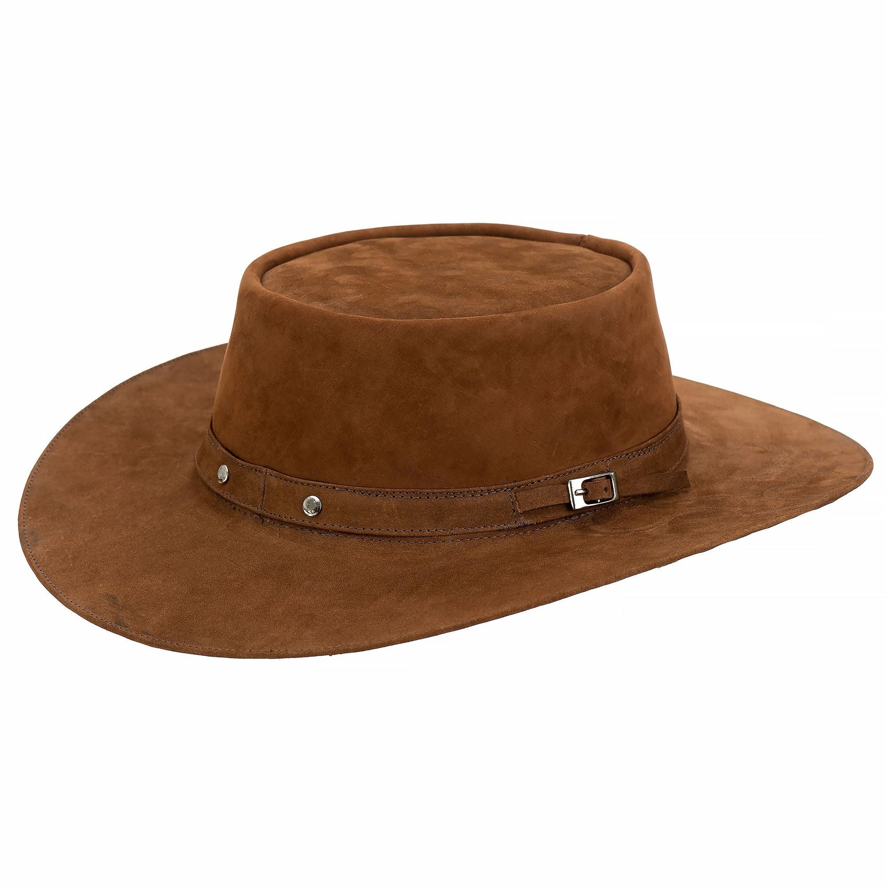 Chapéu Cowboy Gaúcho Country Couro Nobuk Terra: Estilo e Durabilidade