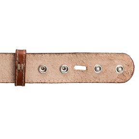 Kit Bota Feminina Pantaneira Couro Bordado Rosa + Cinto Country Nossa Senhora Premium