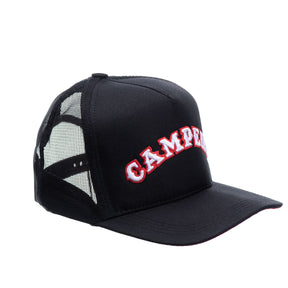 Boné Aba Curva Campero Preto Ajustável, Conforto Respirável, Estilo Country Autêntico