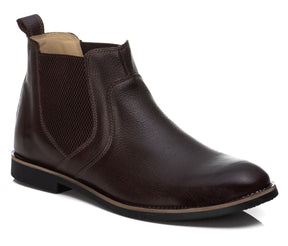 Botina Chelsea Masculina em Couro Café Floter Premium: Conforto e Estilo Duradouro