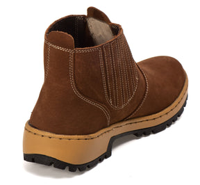 Bota Masculina Polo em Couro Nobuck Terra: Conforto e Estilo Country Duradouro